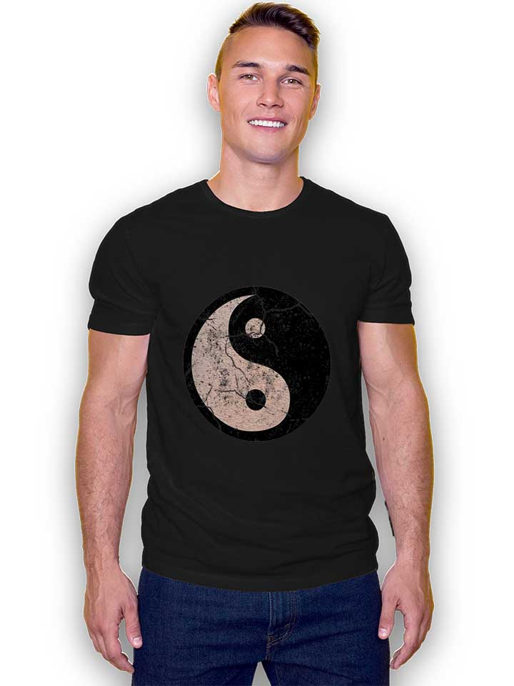 yin-yang-vintage-t-shirt schwarz 2