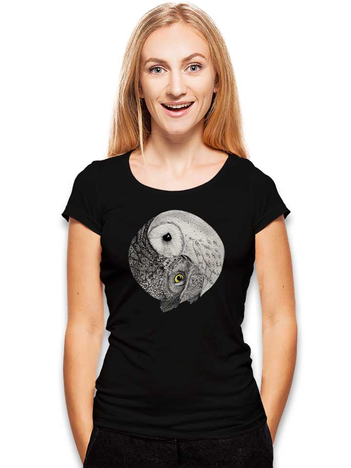 yinn-yang-owls-damen-t-shirt schwarz 2