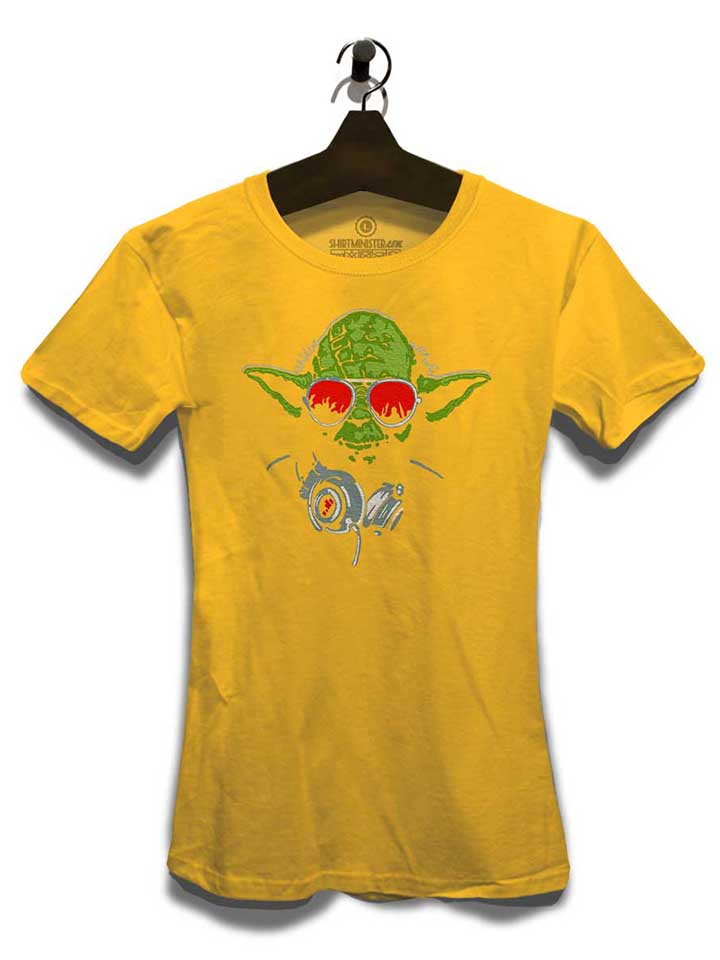 yoda-dj-damen-t-shirt gelb 3