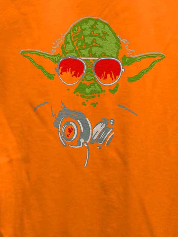 yoda-dj-damen-t-shirt orange 4