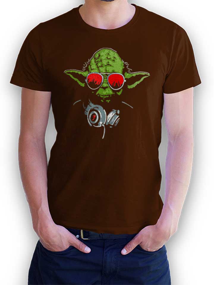 Yoda Dj T-Shirt brown L