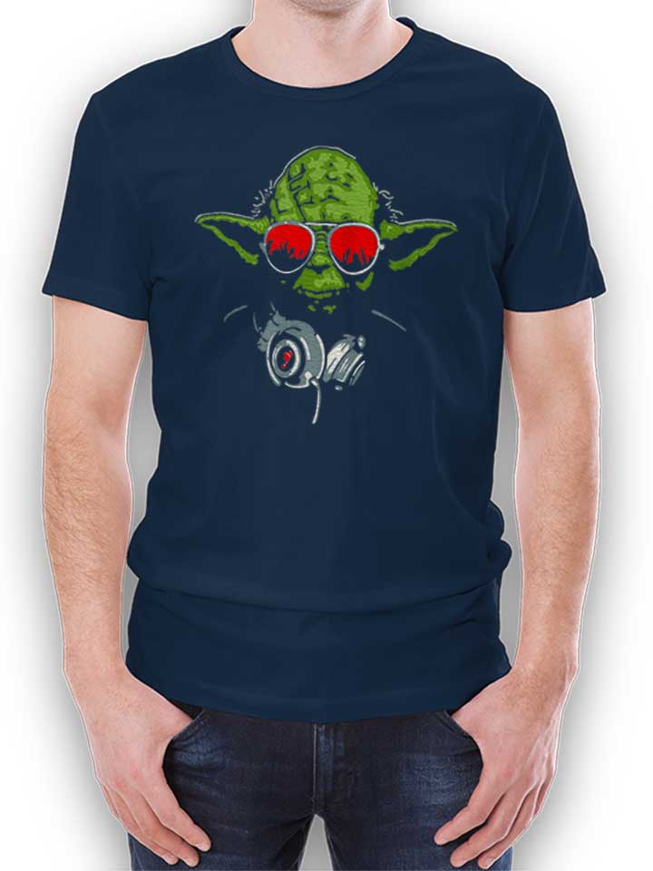 Yoda Dj Kinder T-Shirt dunkelblau 110 / 116