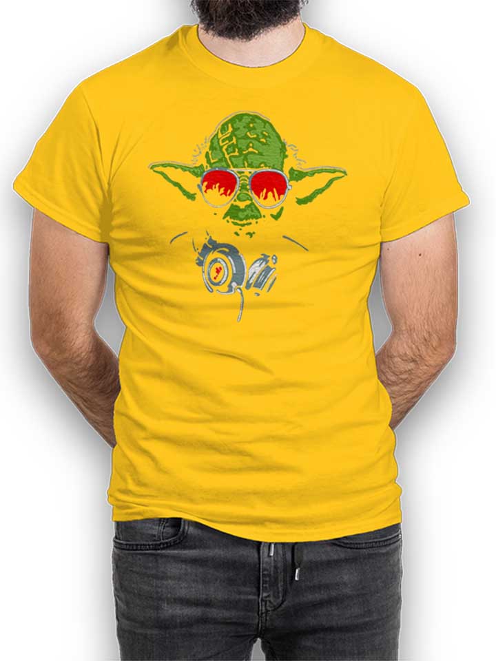 yoda-dj-t-shirt gelb 1