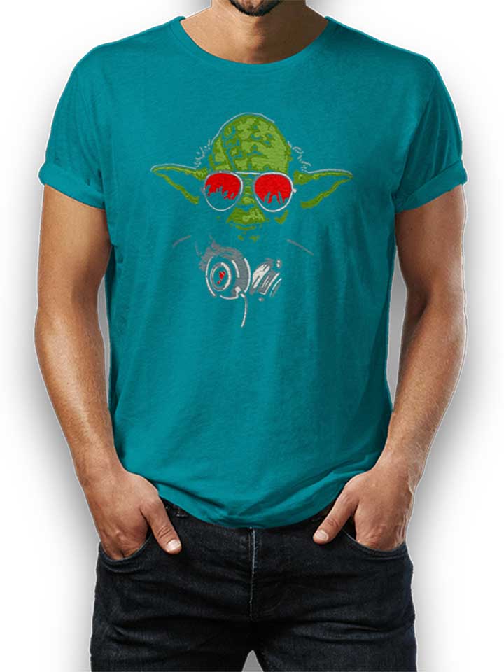 Yoda Dj T-Shirt turquoise L