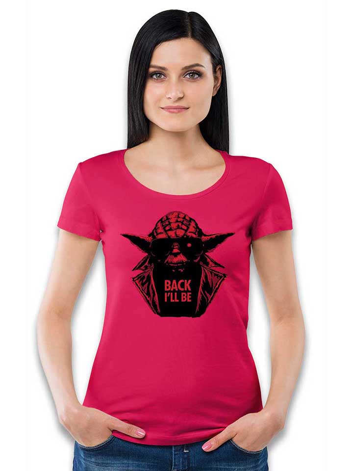 yoda-terminator-back-ill-be-damen-t-shirt fuchsia 2