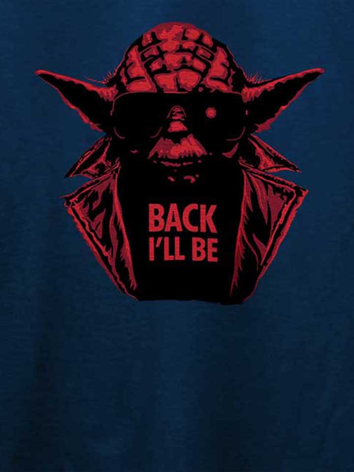 yoda-terminator-back-ill-be-t-shirt dunkelblau 4