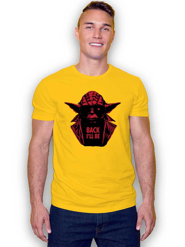 yoda-terminator-back-ill-be-t-shirt gelb 2