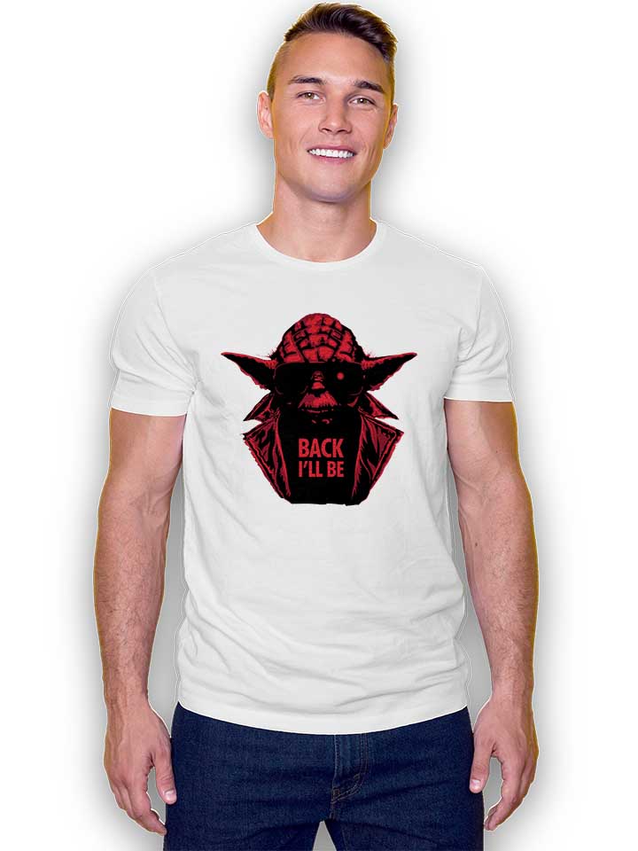 yoda-terminator-back-ill-be-t-shirt weiss 2