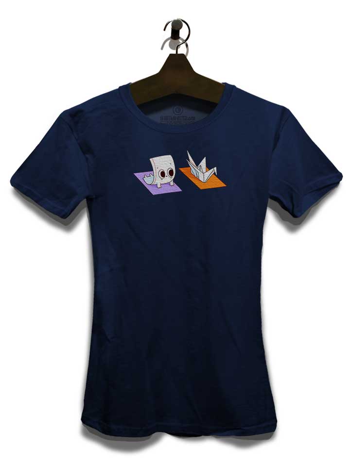 yoga-origami-damen-t-shirt dunkelblau 3