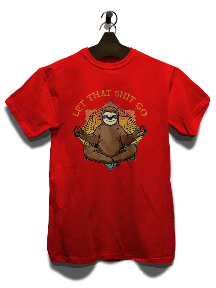 yoga-sloth-t-shirt rot 3