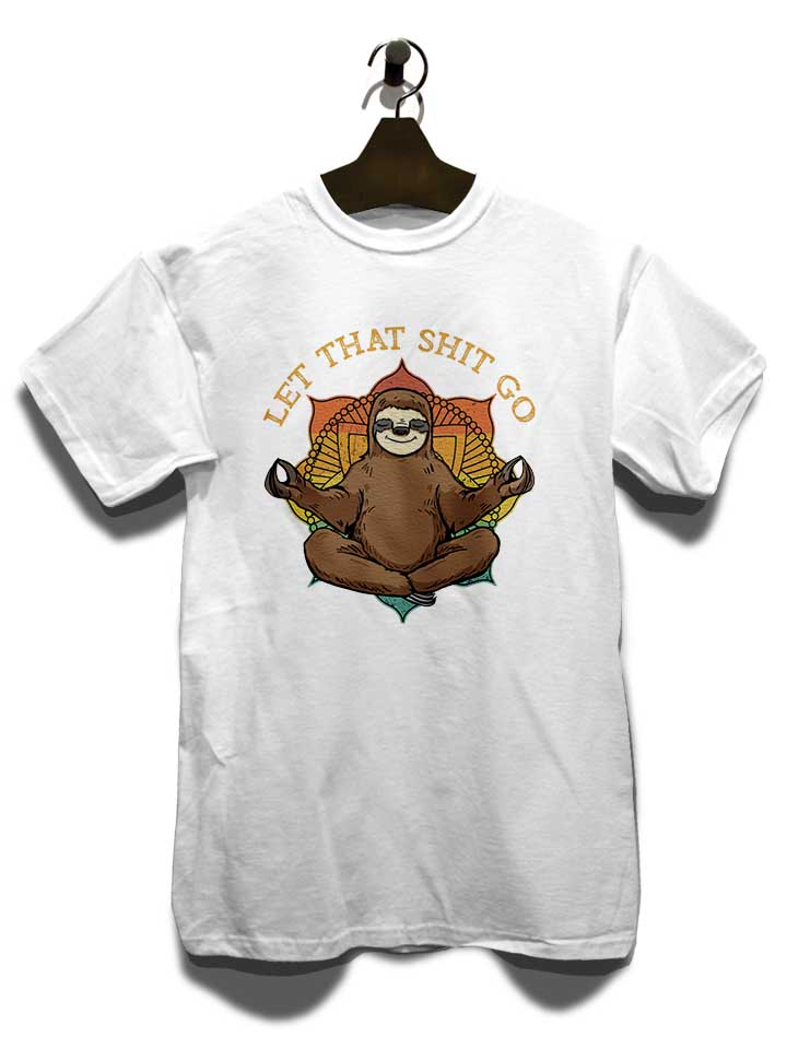 yoga-sloth-t-shirt weiss 3