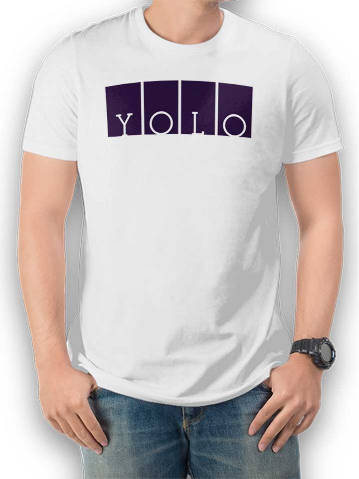 Yolo Logo T-Shirt weiss L