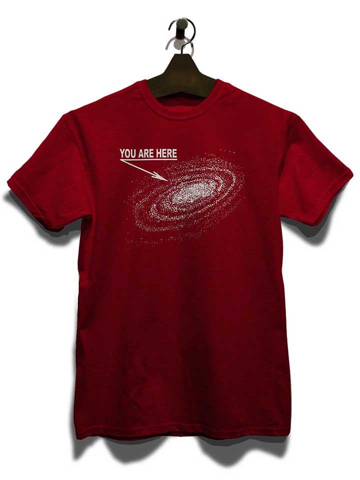 you-are-here-milkyway-t-shirt bordeaux 3