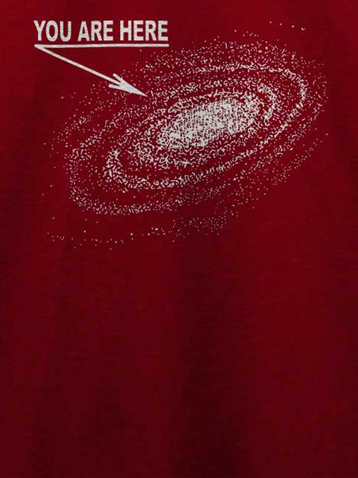 you-are-here-milkyway-t-shirt bordeaux 4