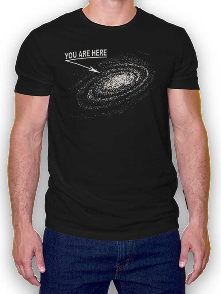 you-are-here-milkyway-t-shirt schwarz 1