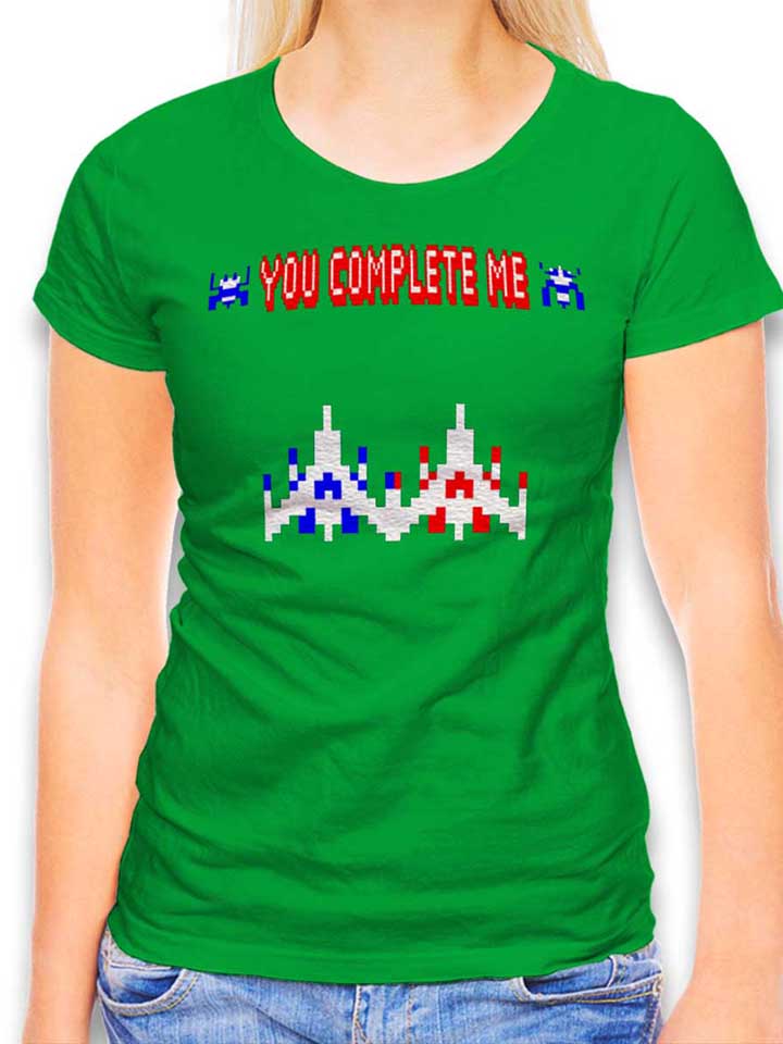 You Complete Me T-Shirt Femme vert L