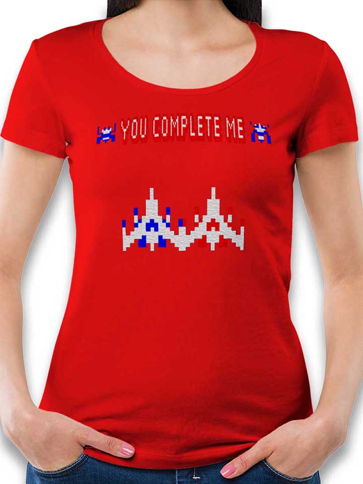 You Complete Me T-Shirt Femme rouge L
