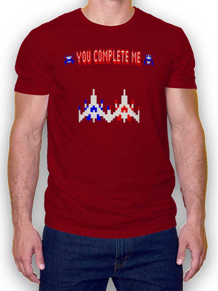 You Complete Me T-Shirt bordeaux L