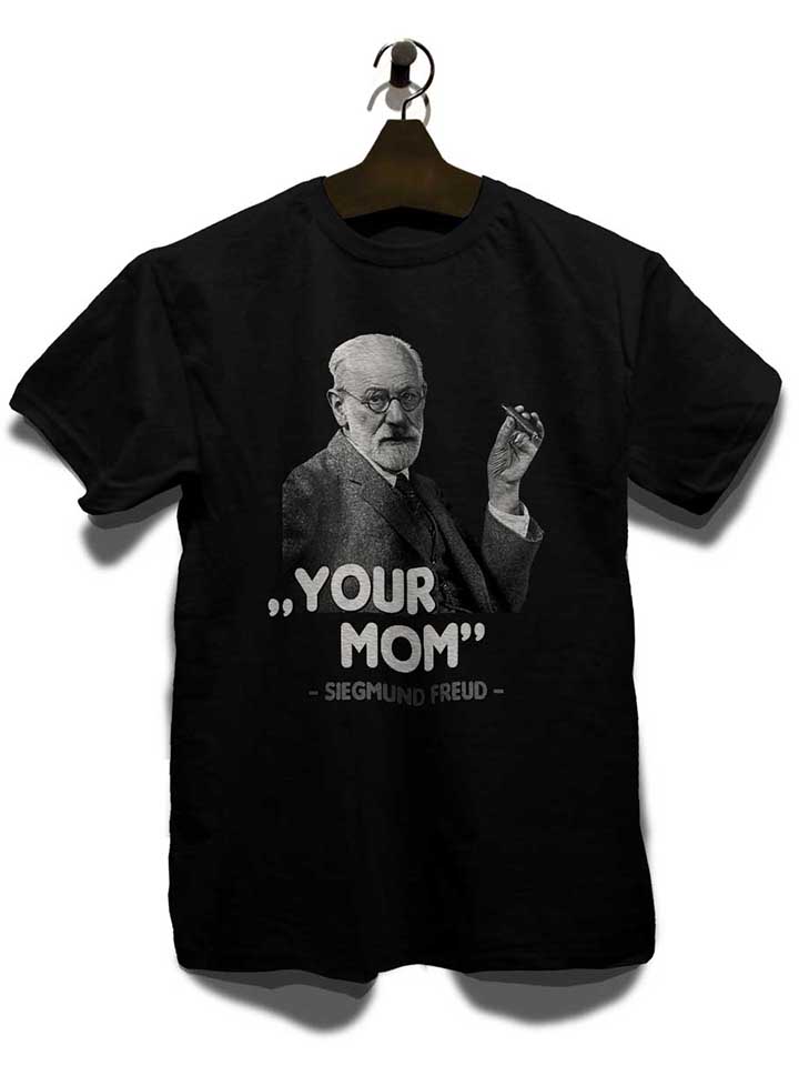 your-mom-siegmund-freud-t-shirt schwarz 3