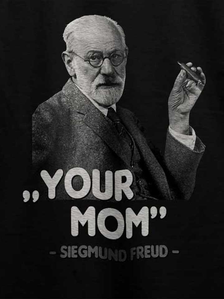 your-mom-siegmund-freud-t-shirt schwarz 4