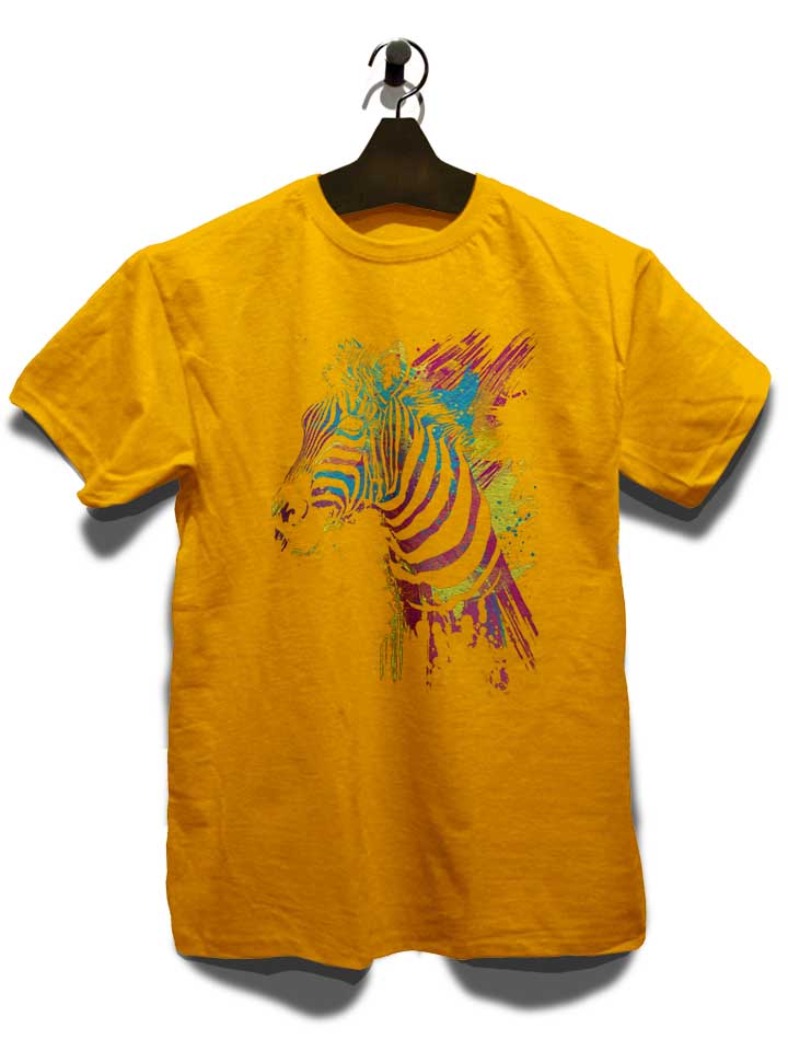 zebra-splatters-t-shirt gelb 3