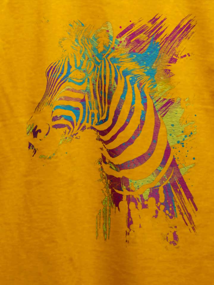 zebra-splatters-t-shirt gelb 4