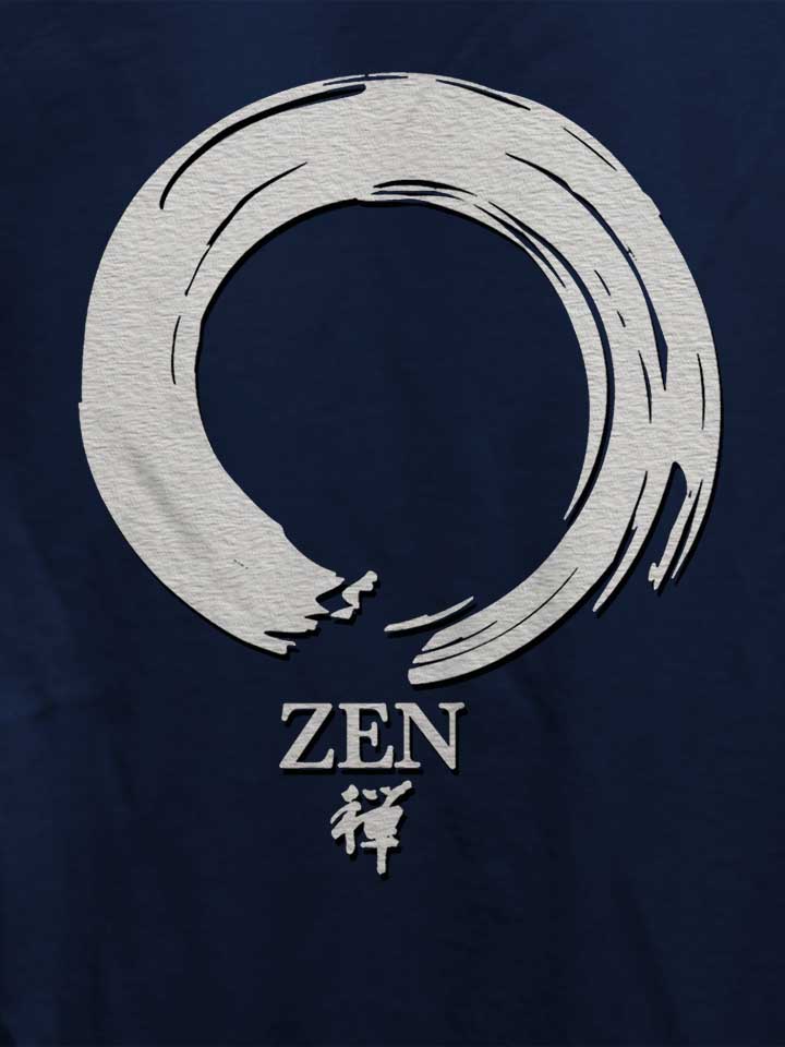 zen-damen-t-shirt dunkelblau 4