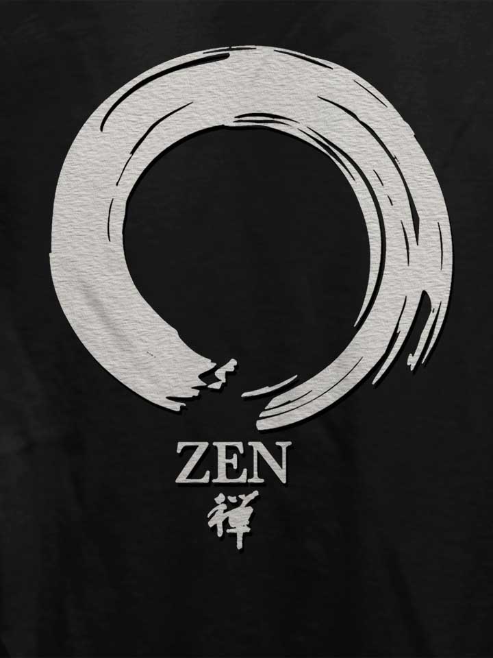 zen-damen-t-shirt schwarz 4
