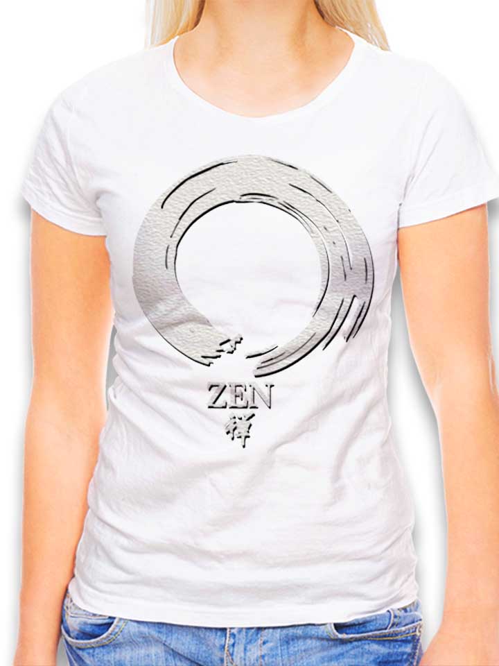 Zen Damen T-Shirt weiss L