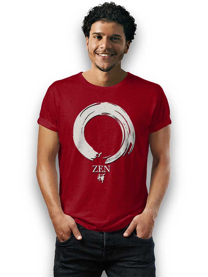 zen-t-shirt bordeaux 2