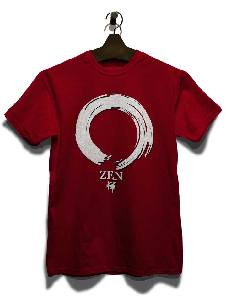zen-t-shirt bordeaux 3
