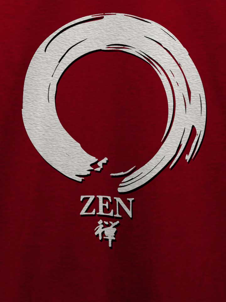 zen-t-shirt bordeaux 4