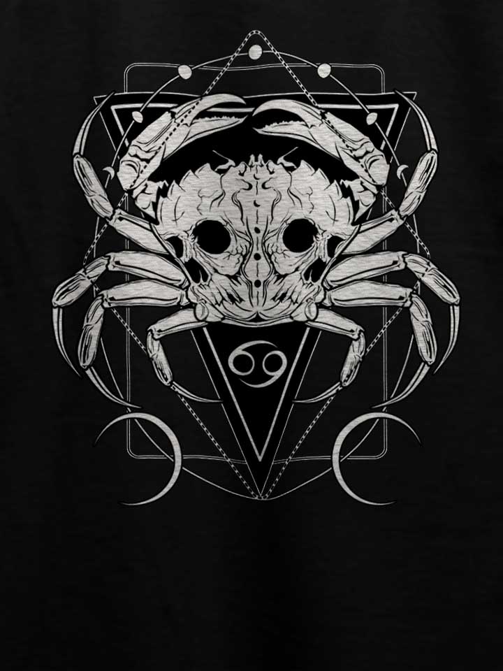zodiac-cancer-t-shirt schwarz 4