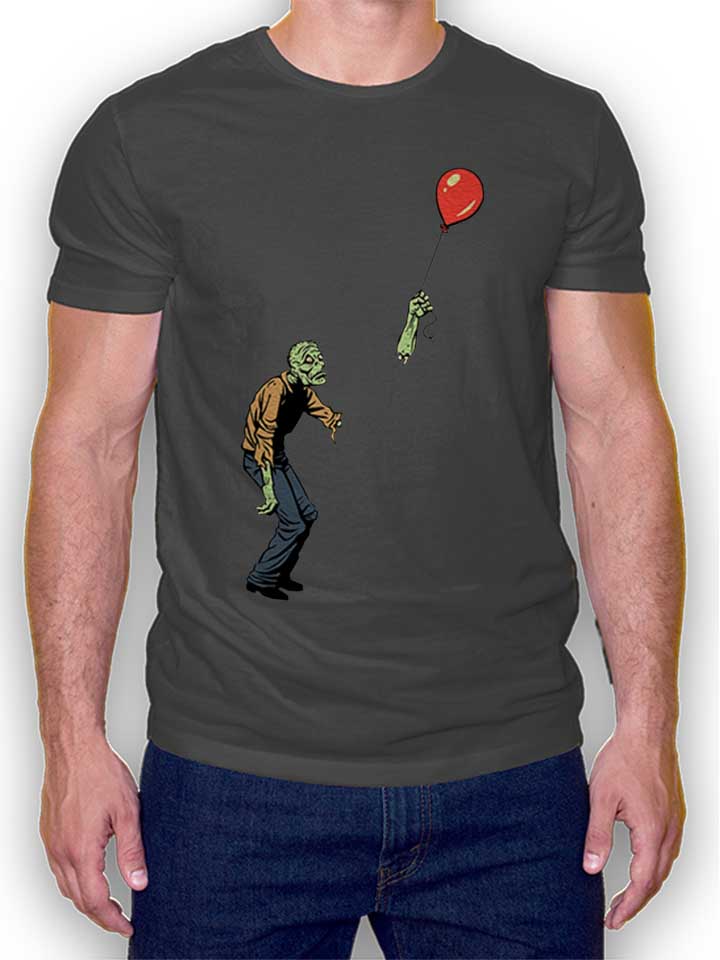 Zombie Balloon Camiseta gris-oscuro L