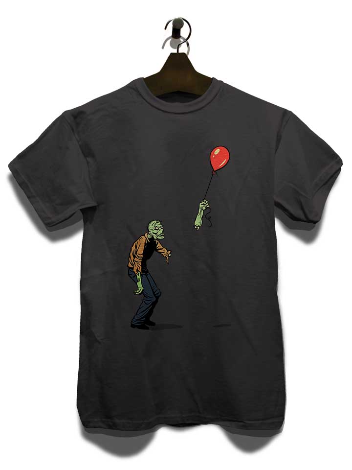zombie-balloon-t-shirt dunkelgrau 3