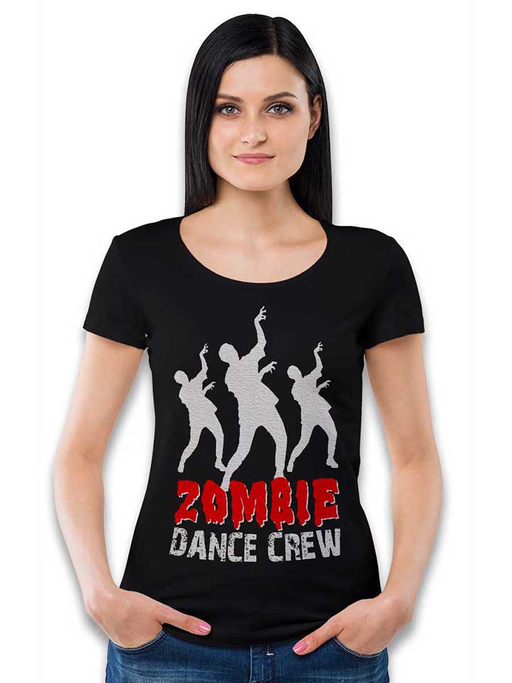 zombie-dance-crew-damen-t-shirt schwarz 2