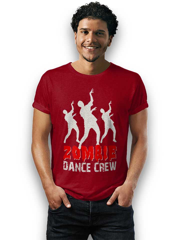 zombie-dance-crew-t-shirt bordeaux 2