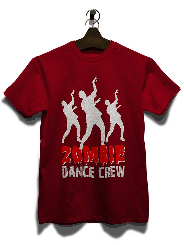 zombie-dance-crew-t-shirt bordeaux 3