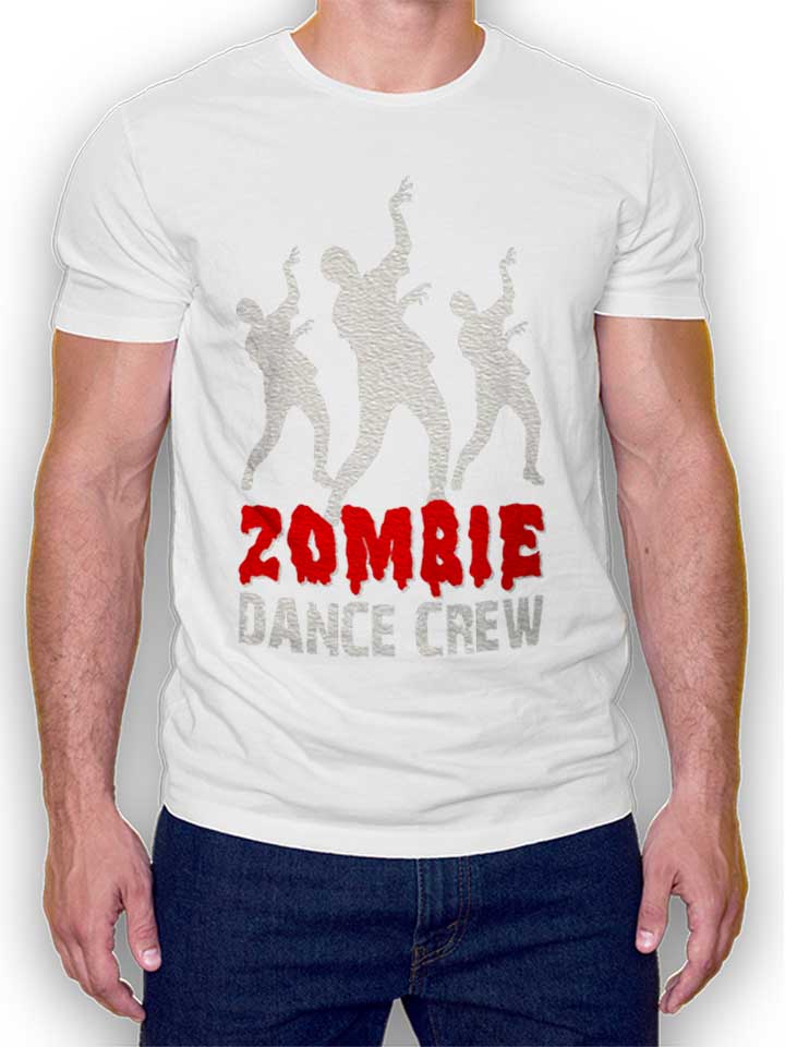 zombie-dance-crew-t-shirt weiss 1