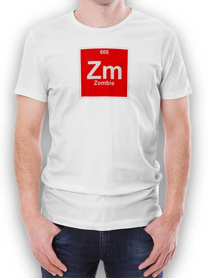 zombie-elements-t-shirt weiss 1