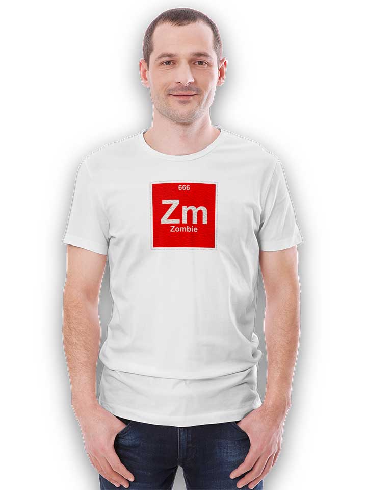zombie-elements-t-shirt weiss 2