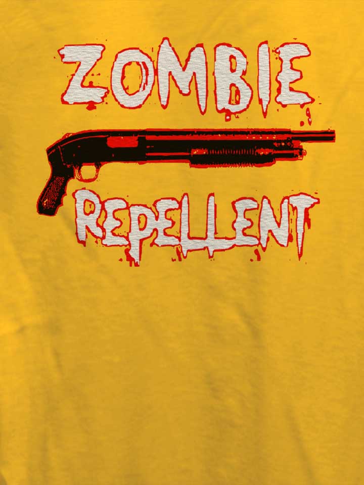 zombie-repellent-damen-t-shirt gelb 4